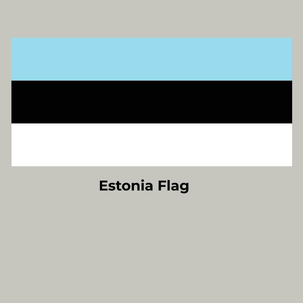 The Estonia Flag vector