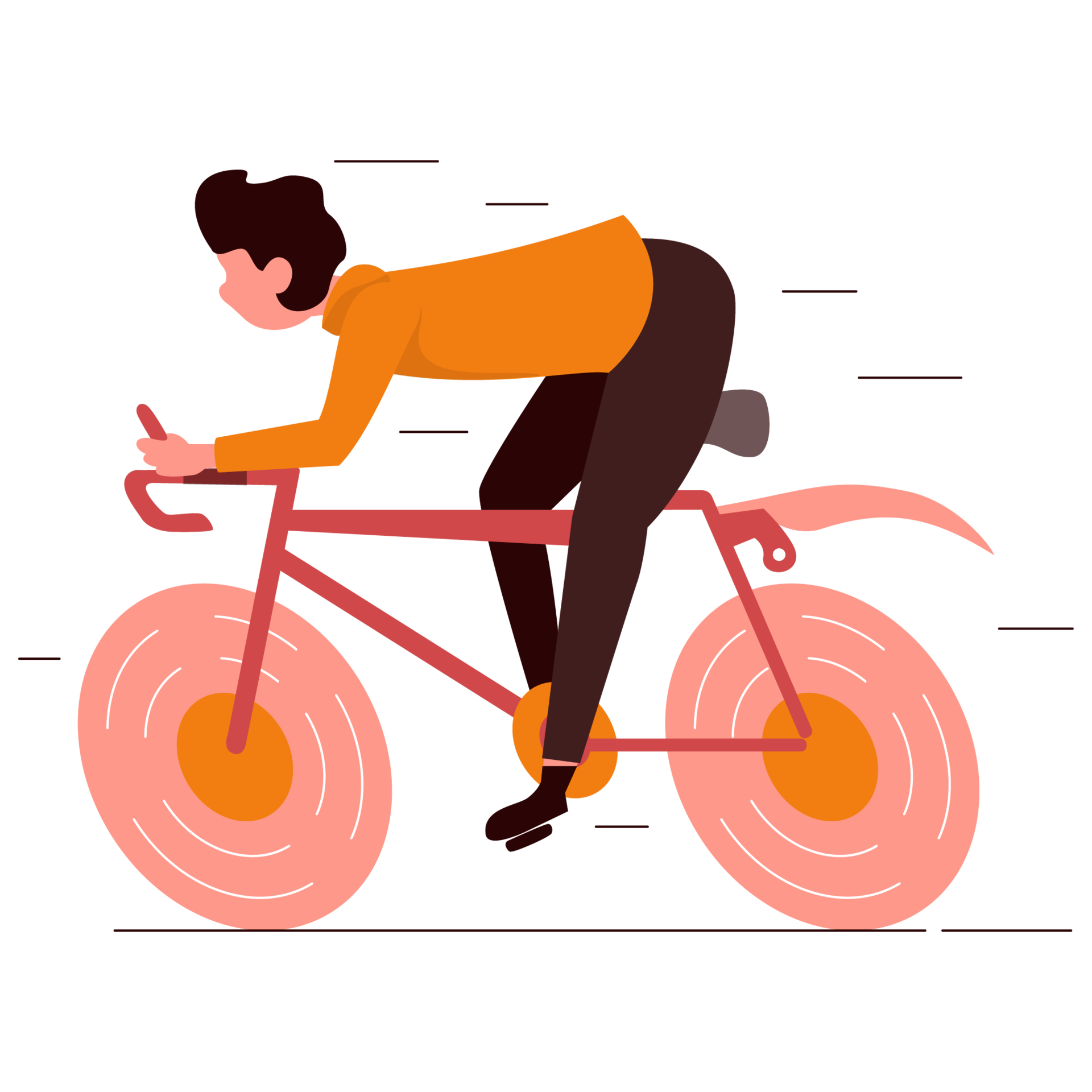 Work activity bicycle illustration 29327068 png