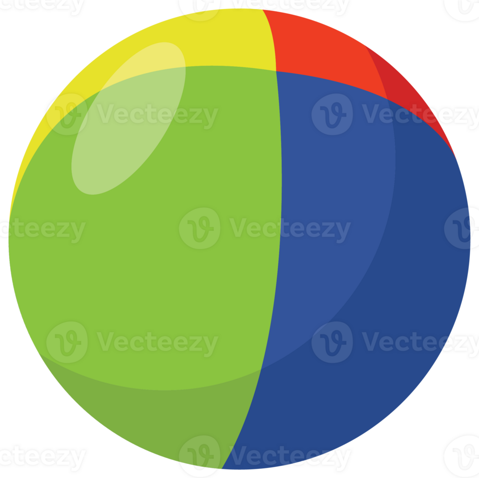Beach Volleyball Sport Balls 2D Color Illustrations png