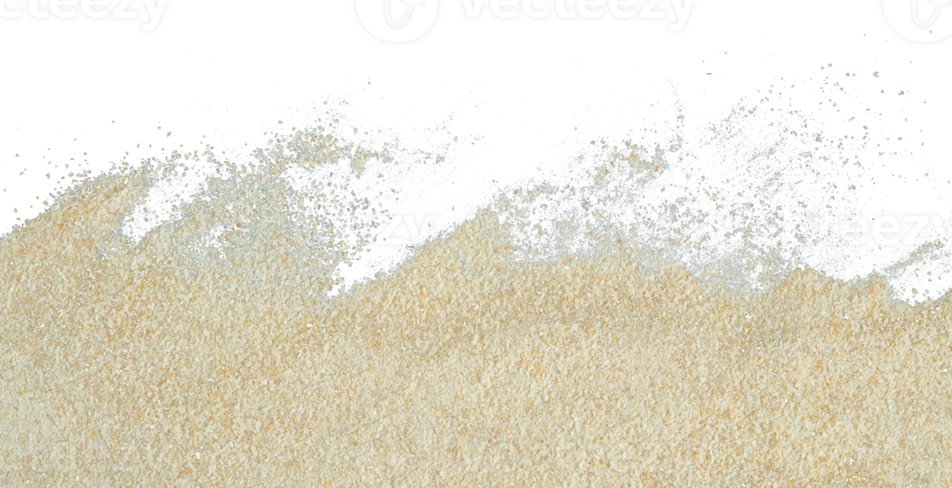 Abstract beach sand. Golden sand with particle png