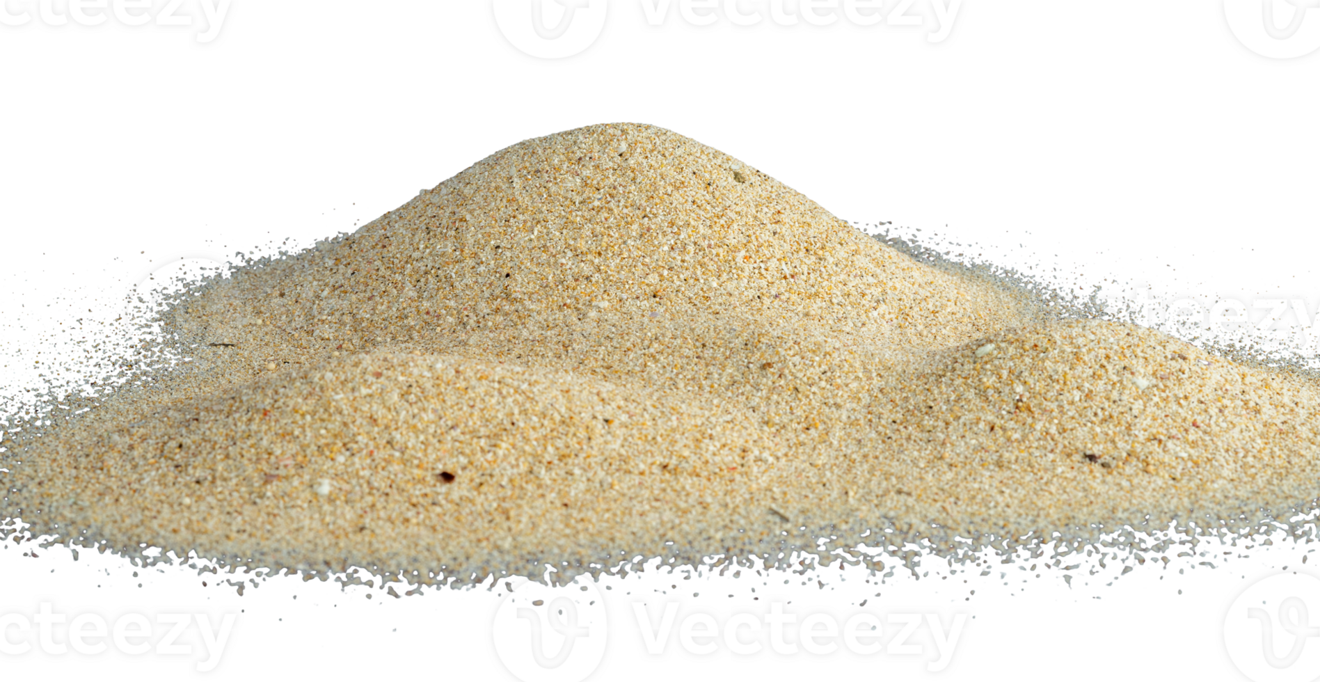 Beach sand dune isolated element png