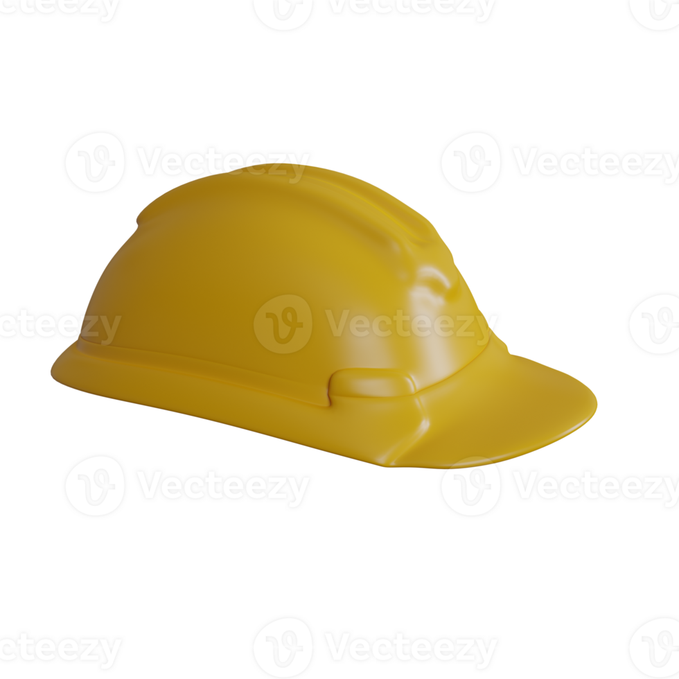 3d representación de un construcción trabajador icono png