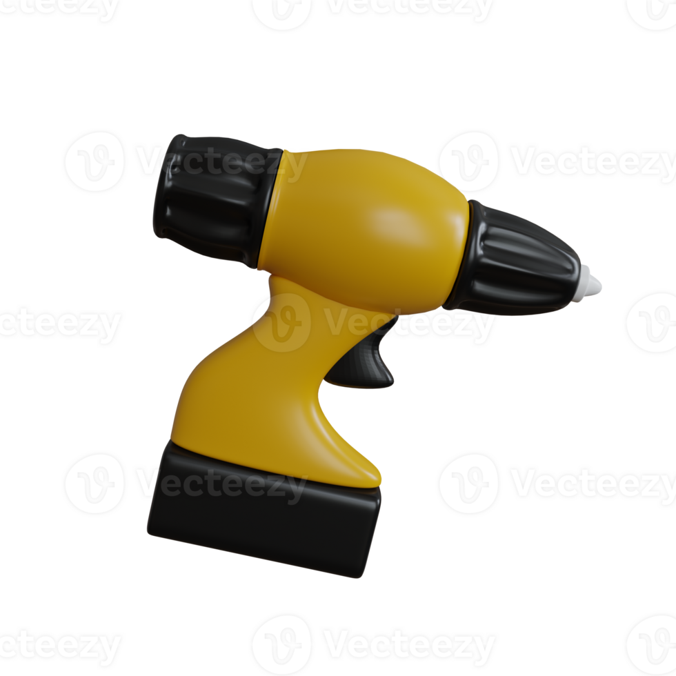 3d rendering of a construction worker icon png