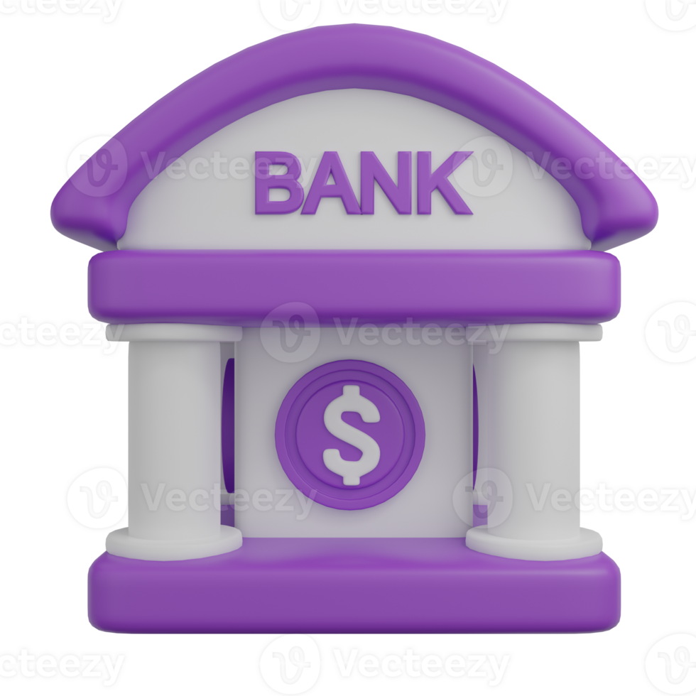 3d rendering of financial icons png