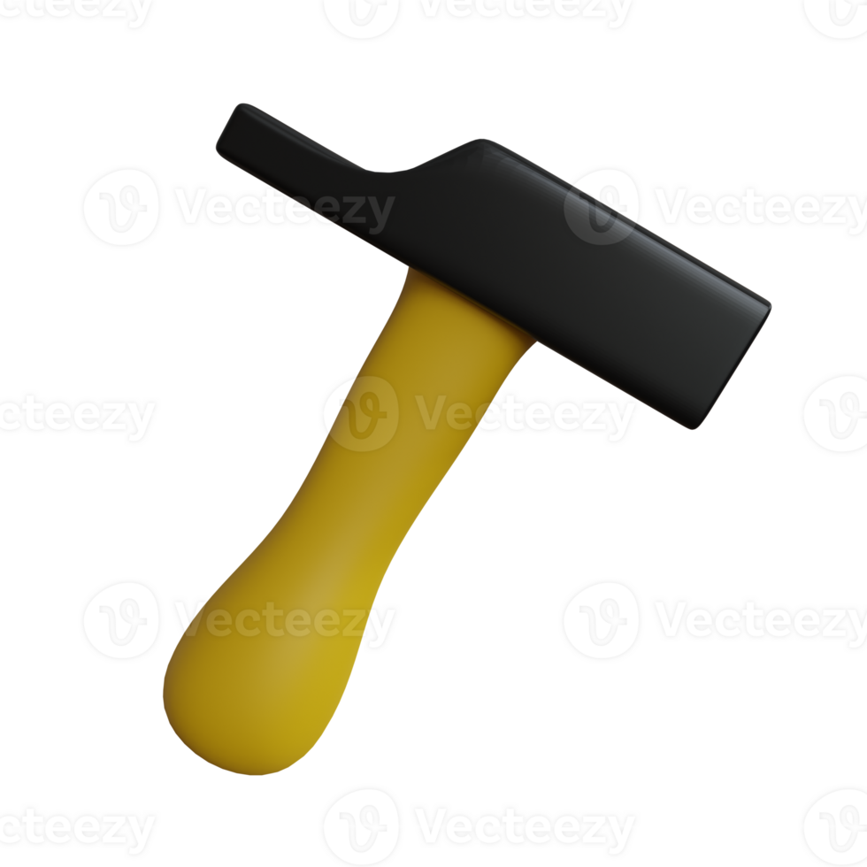 3d rendering of a construction worker icon png