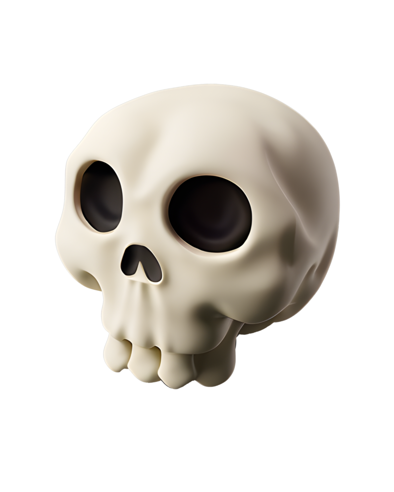 3D Illustration skull png