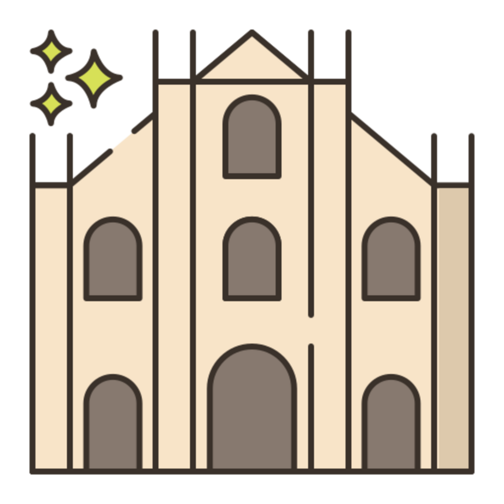 milan icon design png