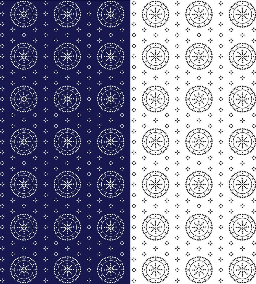 fabric design circle doted, fabric art design vector