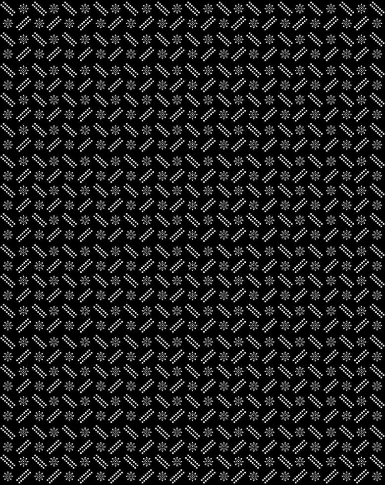 flower and square fabric art design and pattern vector art