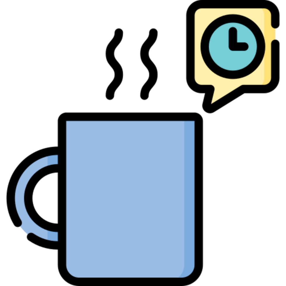 coffee time icon design png
