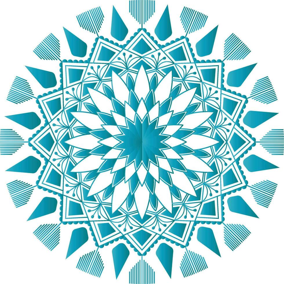 vector mandala círculos diseño