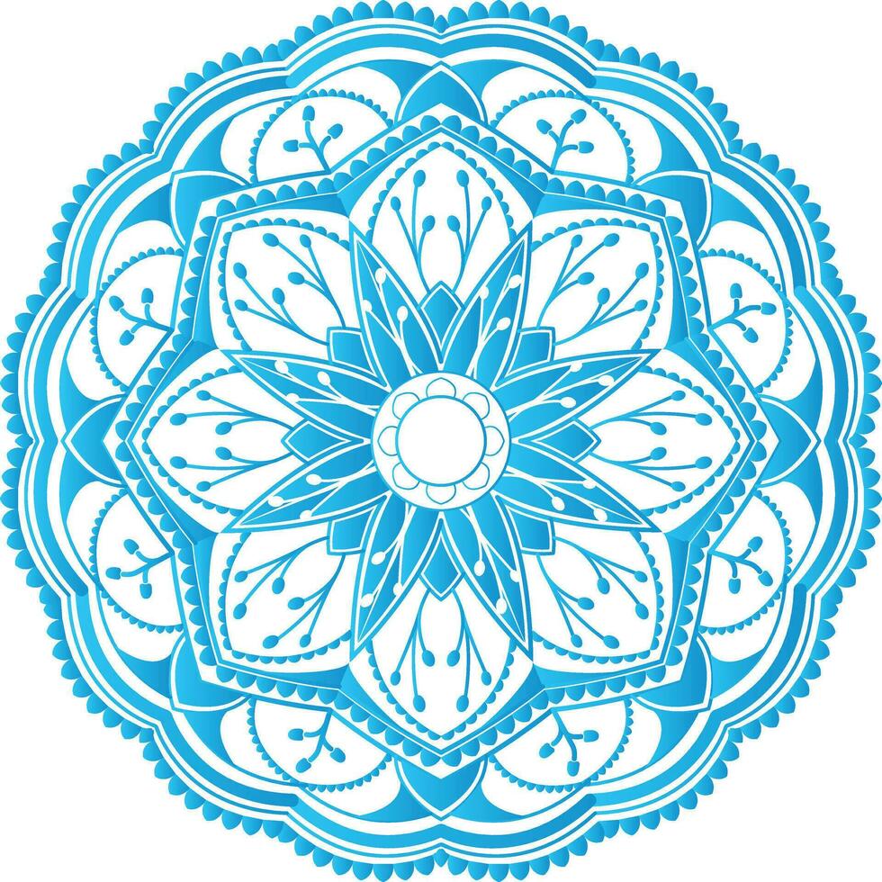 vector mandala círculos diseño