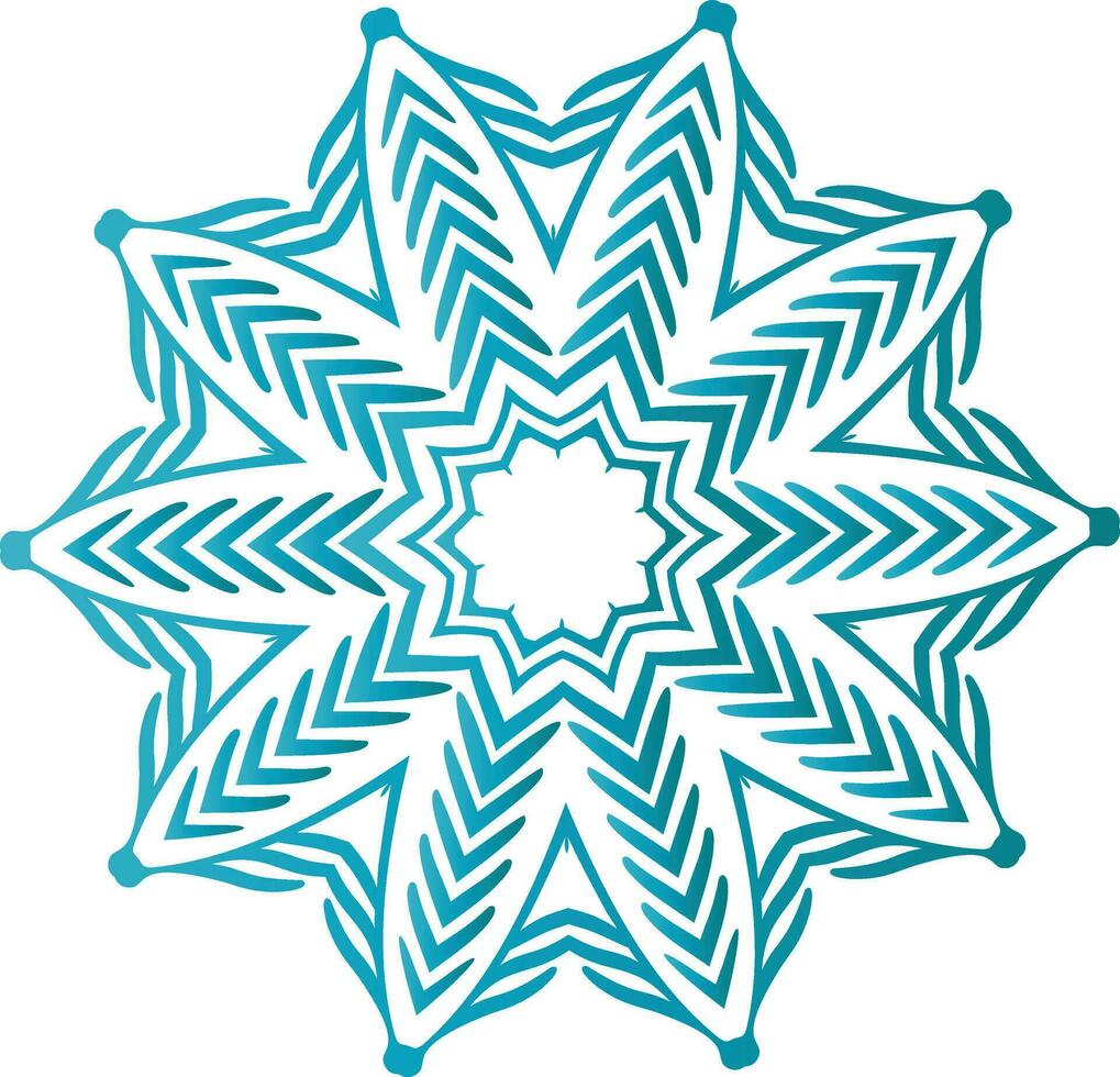 mandala decoración modelo diseño vector