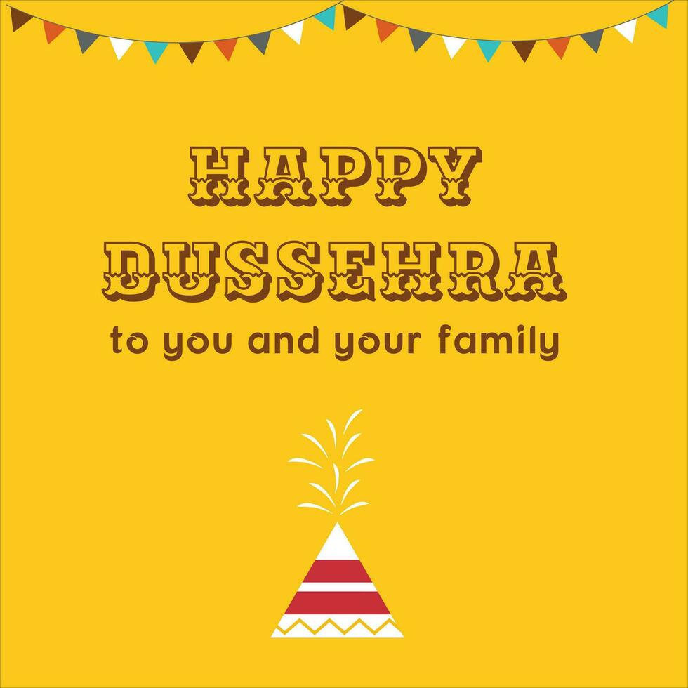 contento dussehra póster gratis descargar vector