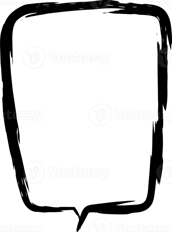 Bubble for speech design. Transparent background. png