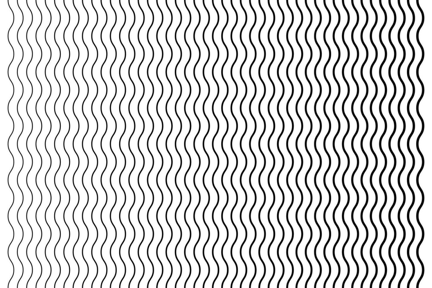 Vertical thin wavy lines seamless pattern. Repeatable wavy zigzag lines vector pattern.