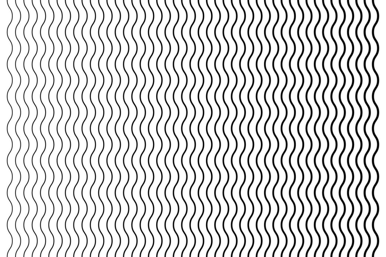 Vertical thin wavy lines seamless pattern. Repeatable wavy zigzag lines vector pattern.