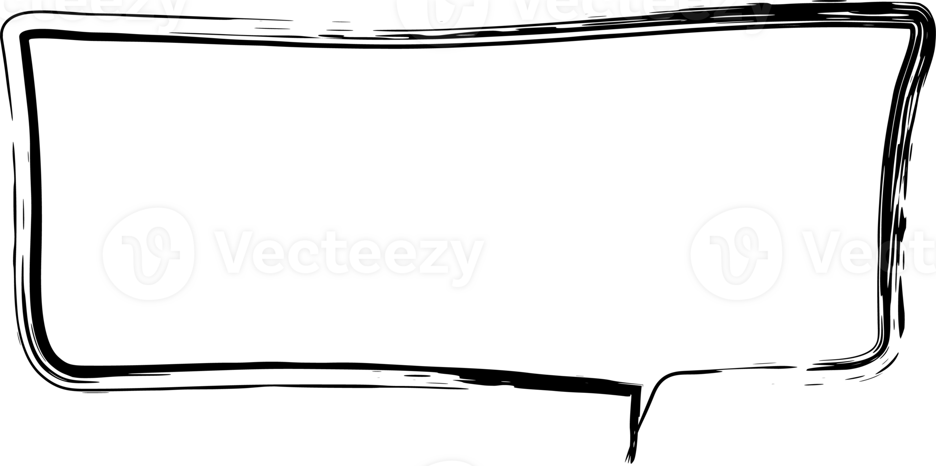 Bubble for speech design. Transparent background. png