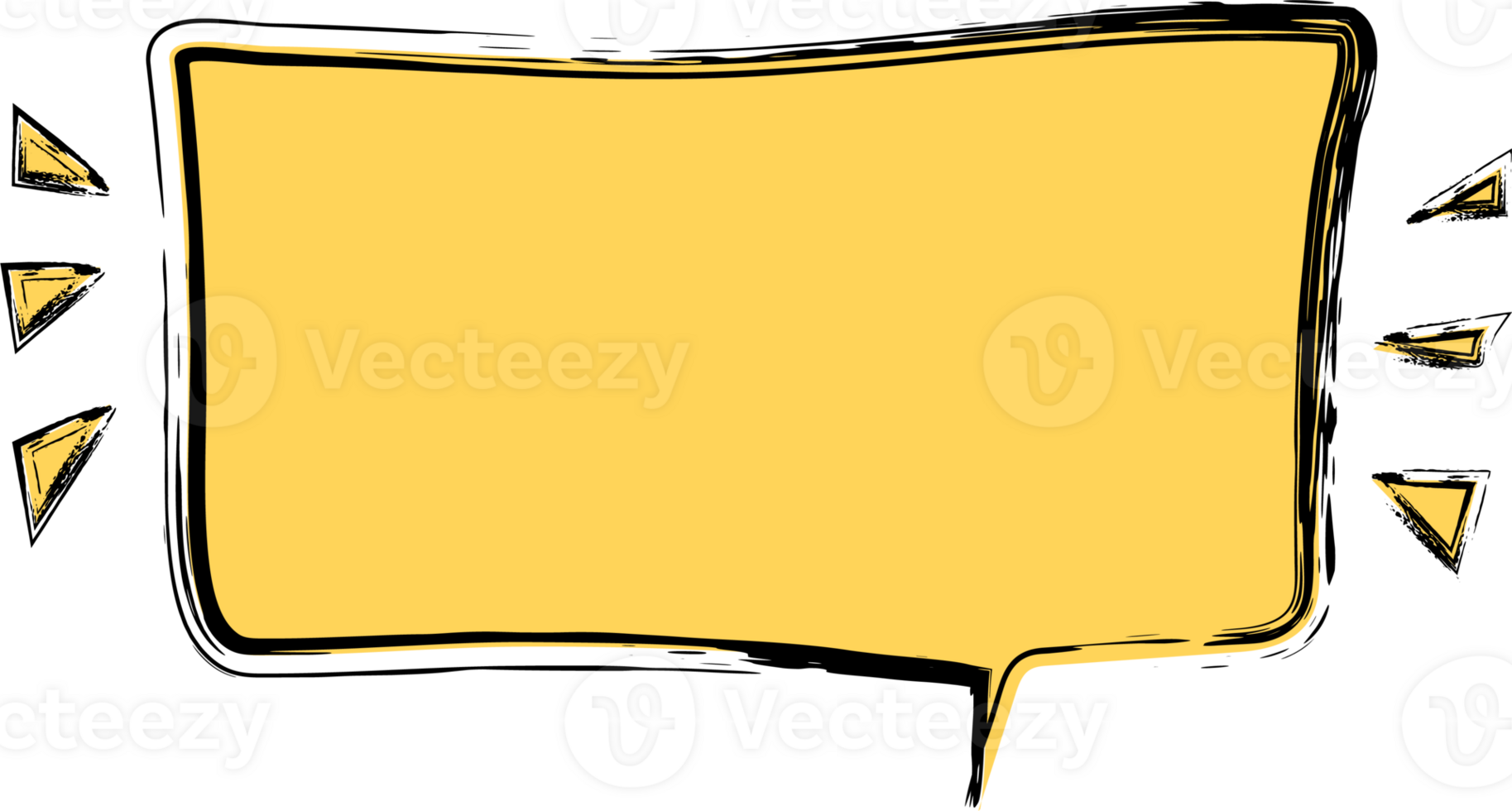 Bubble for speech design. Transparent background. png