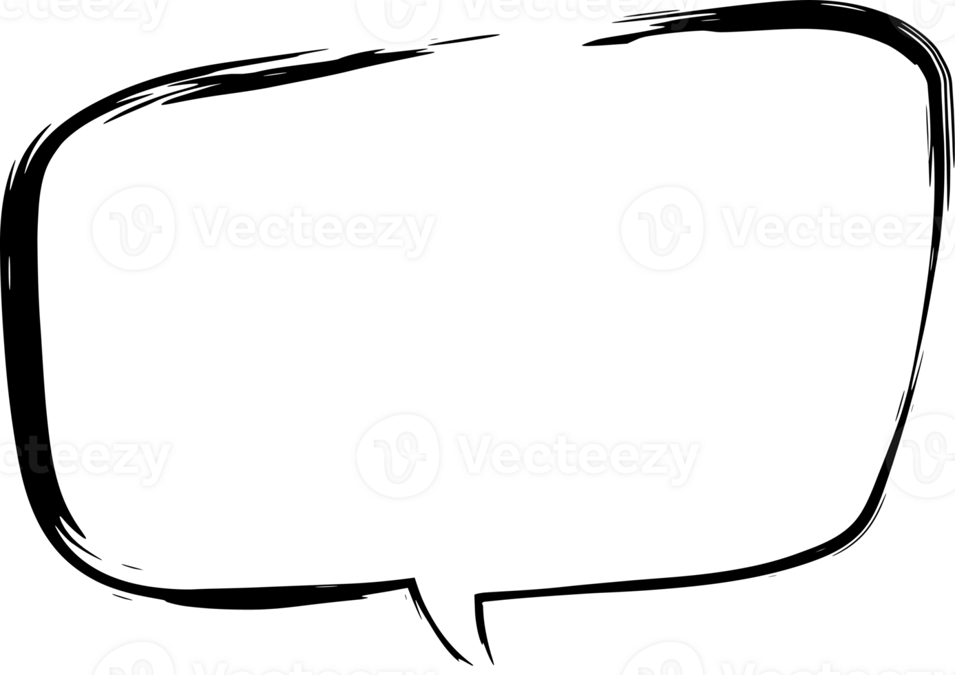 Bubble for speech design. Transparent background. png
