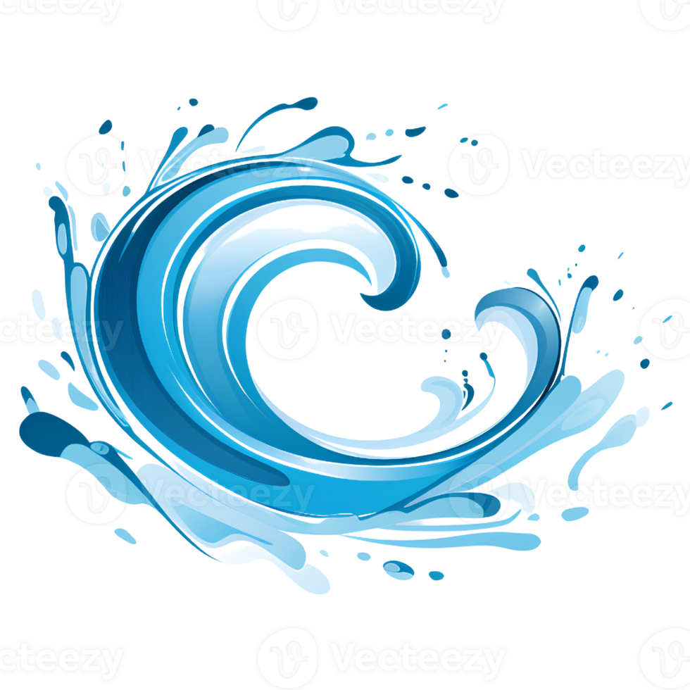 water splatter colorful ai generative png