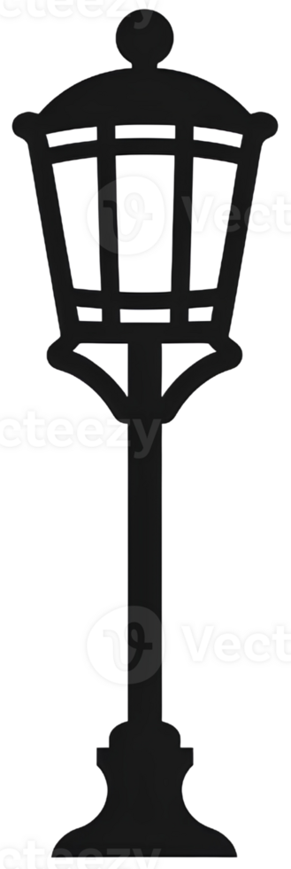 lamp cartoon illustration ai generative png