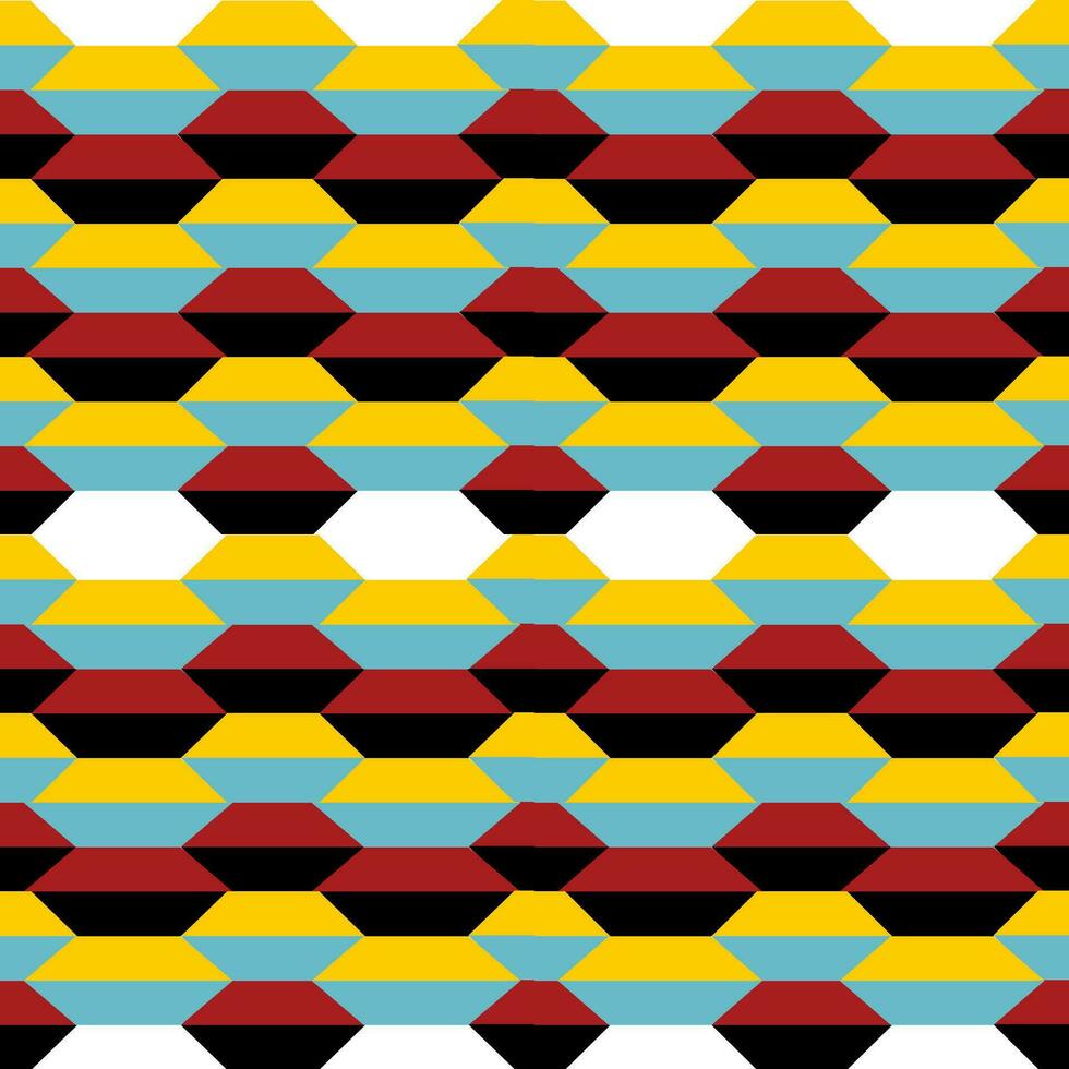 Yellow and tiny black and white flowers pattern. Vector seamless background