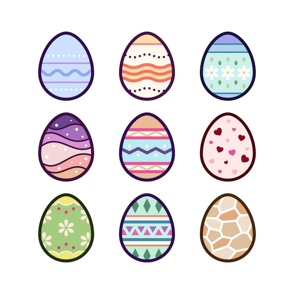 Easter Egg Holiday Icon vector