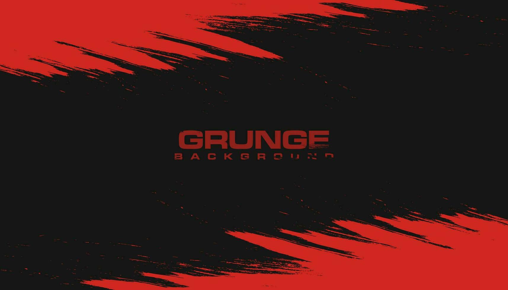 Red and Black Grunge frame background vector