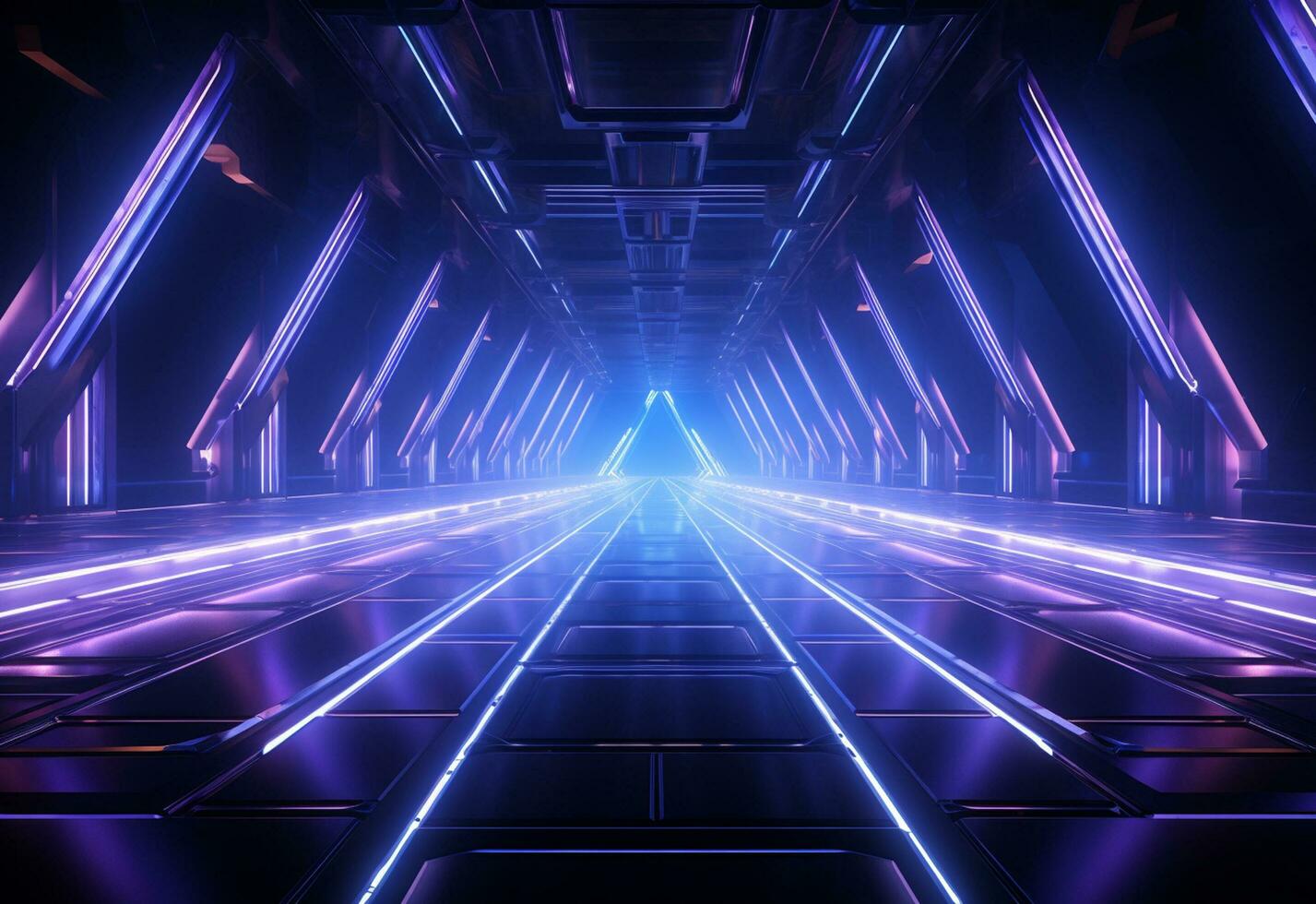 Ai Generative Neon illuminated futuristic backdrop realistic image, ultra hd, high design very detailed photo