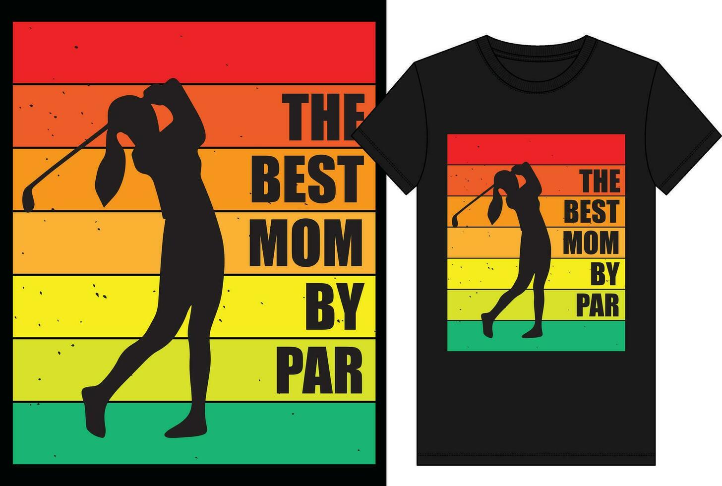 The best dad by par Golfer T Shirt Design, Vector art design, design file for t-shirt. SVG, EPS cuttable design file