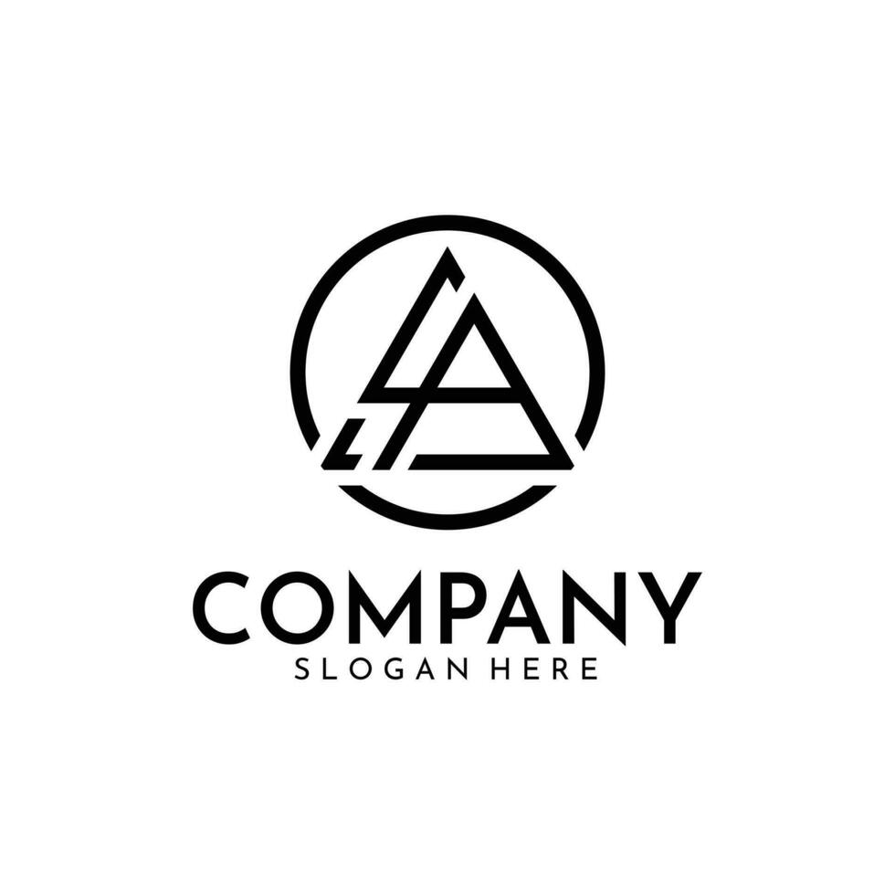 Triangular SA or AS letters logo vector. Simple, minimal and modern. Suitable for any industrial business. vector
