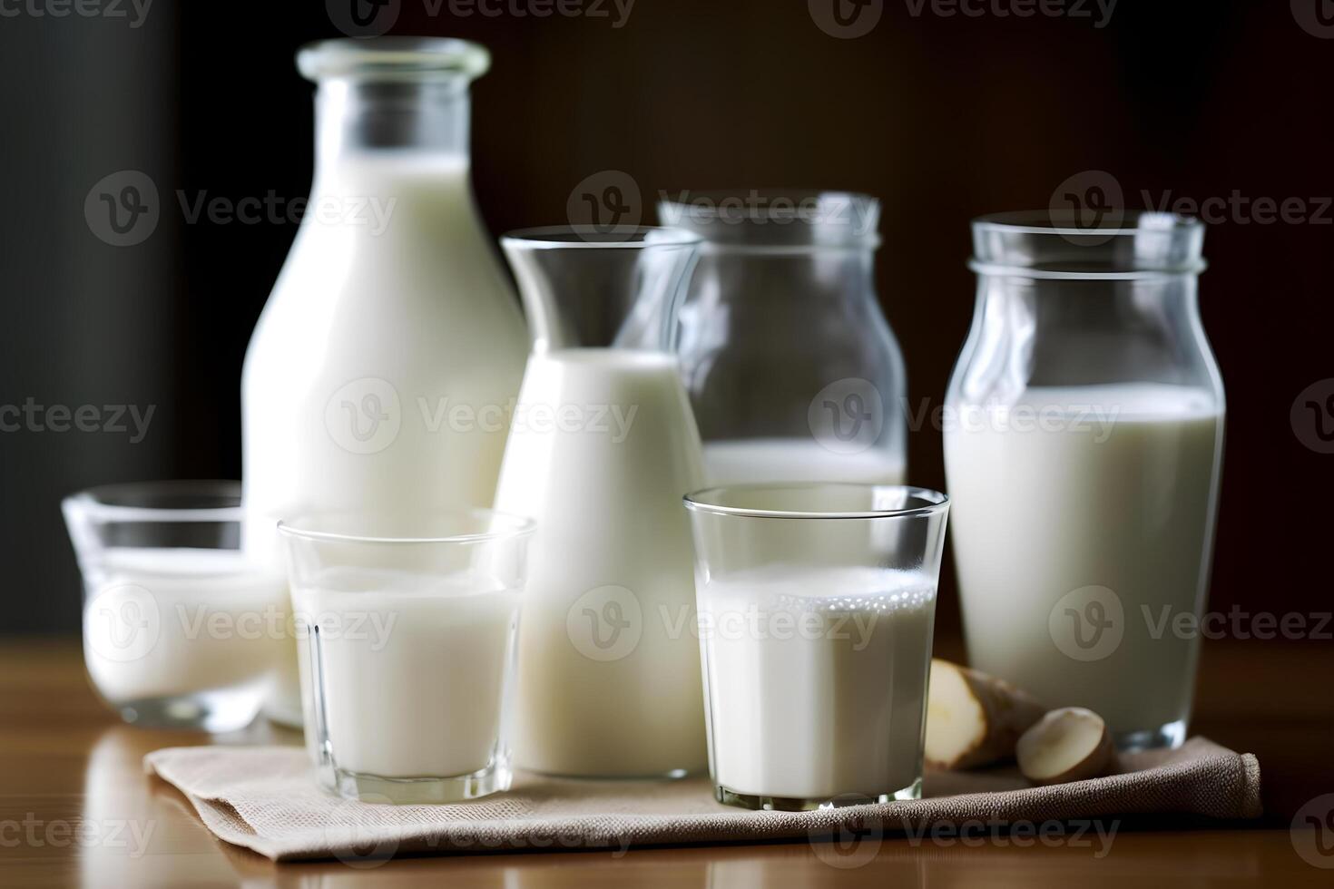 bottles of milk photo