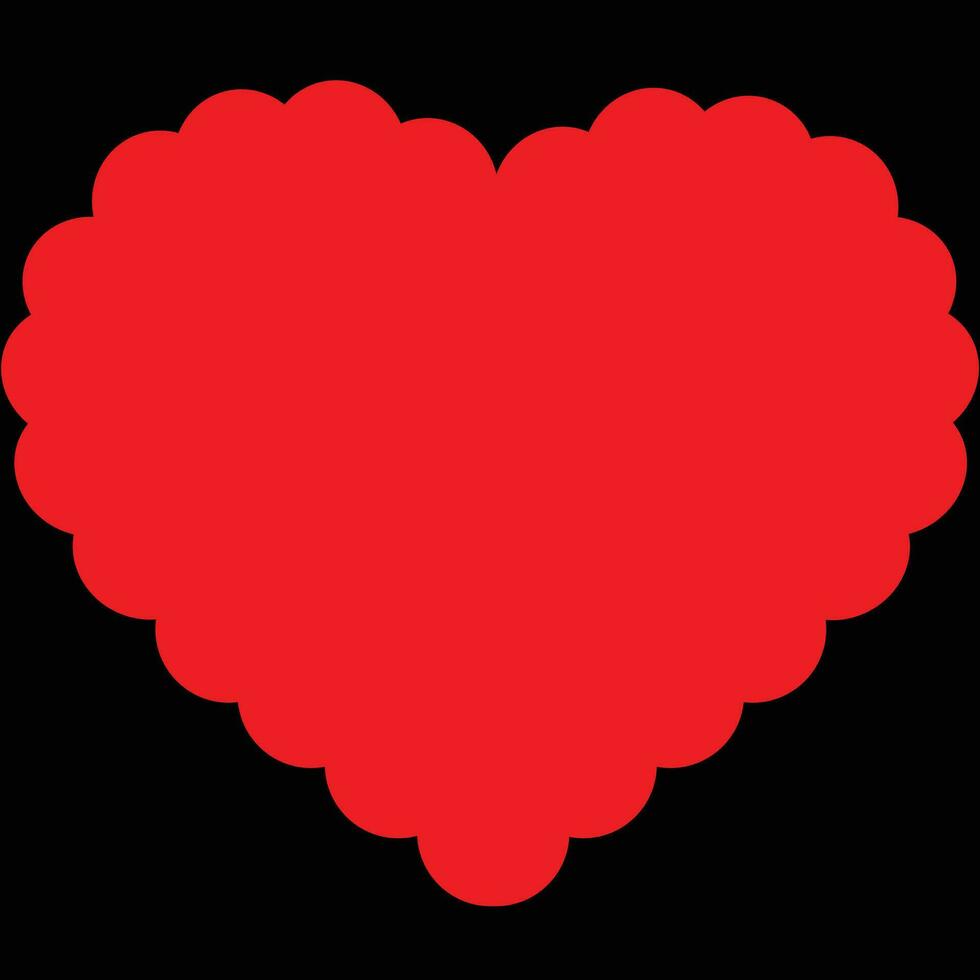 Heart shapes design vector