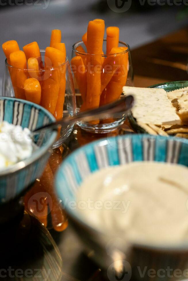 Details of food from catering service photo