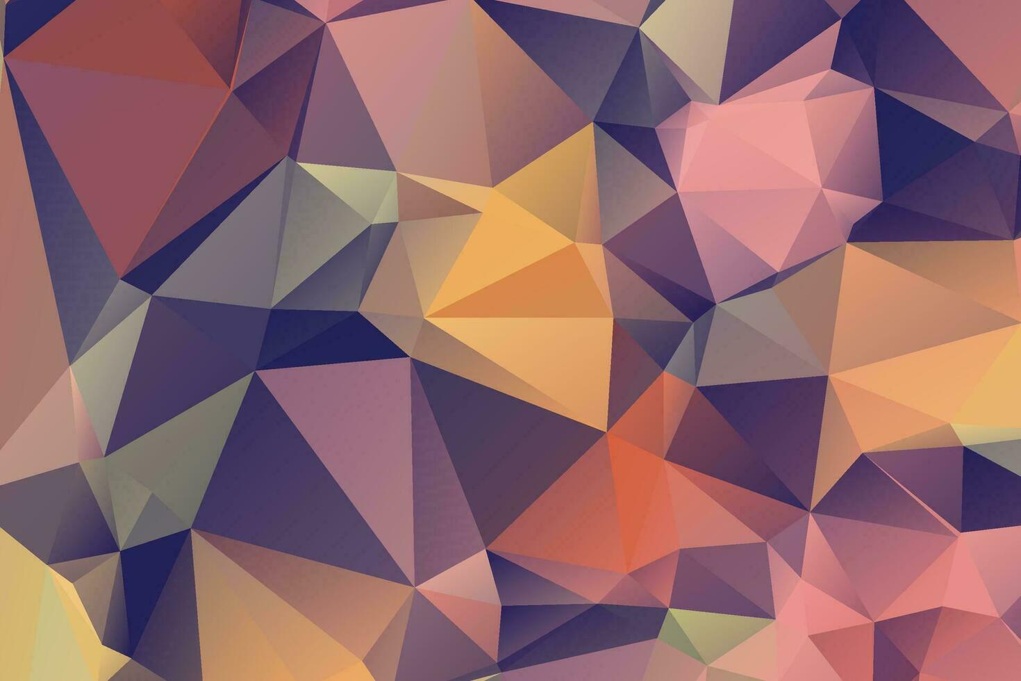 abstract background, low poly textured triangle shapes in random pattern, trendy lowpoly background vector