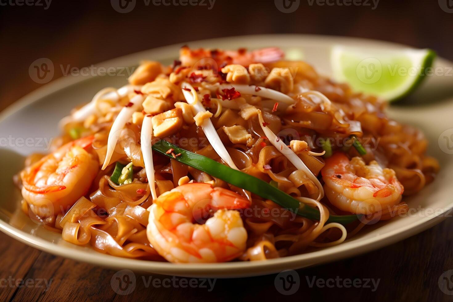 Pad thai generated AI photo