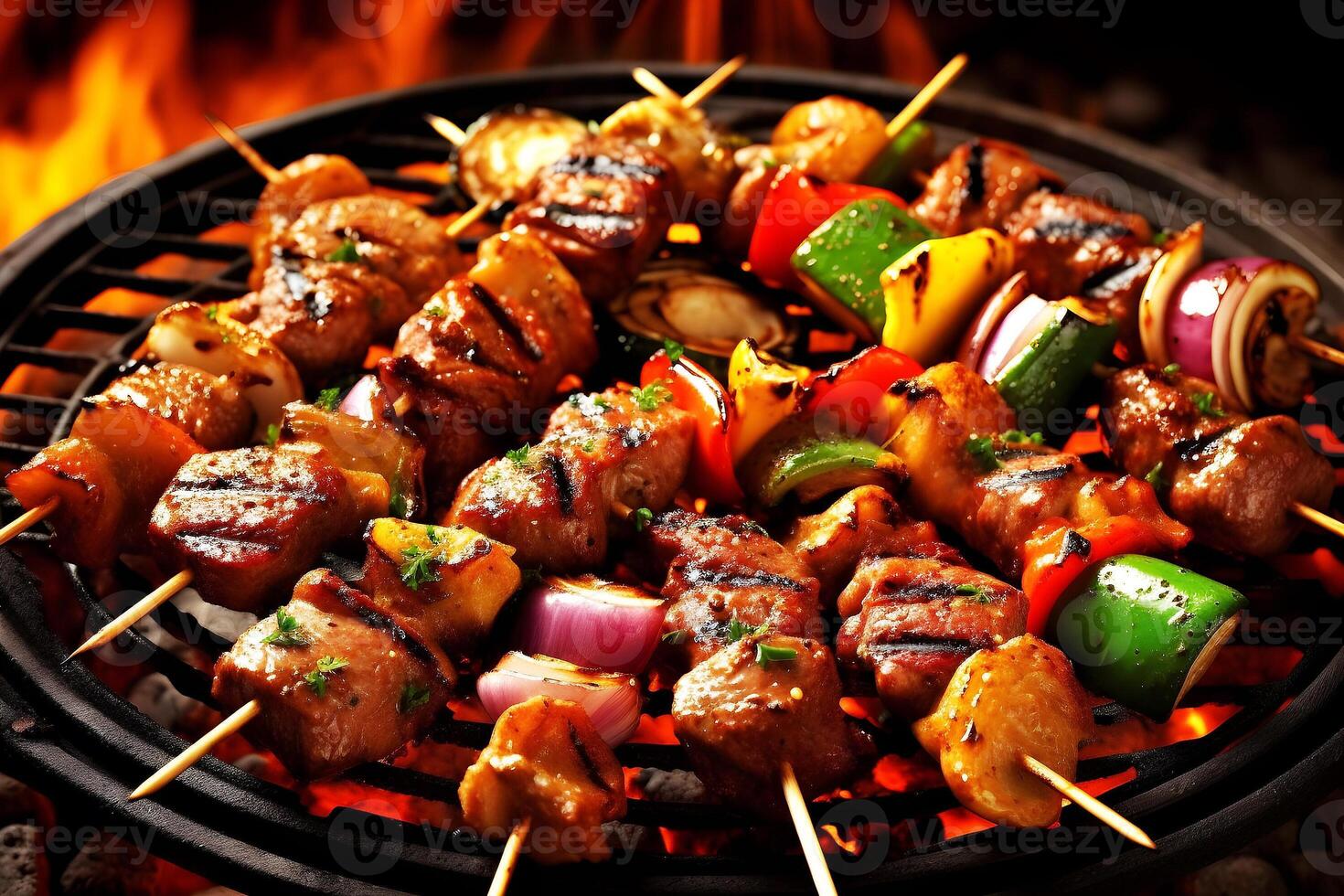 BBQ grill aesthetic photo