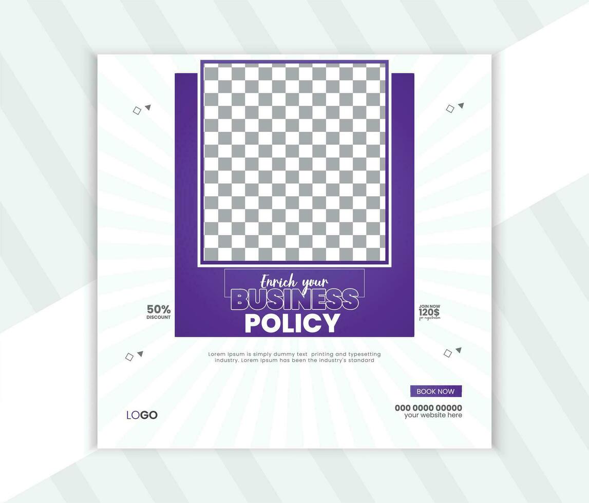 Social Media Post vector