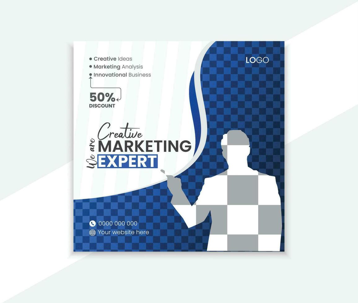 Social Media Post vector