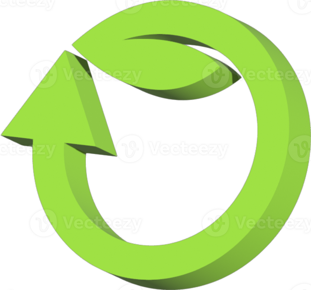 eco icon element for environment or ecologically concept png