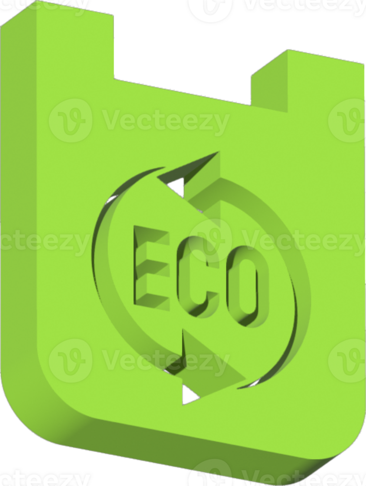 eco icon element for environment or ecologically concept png