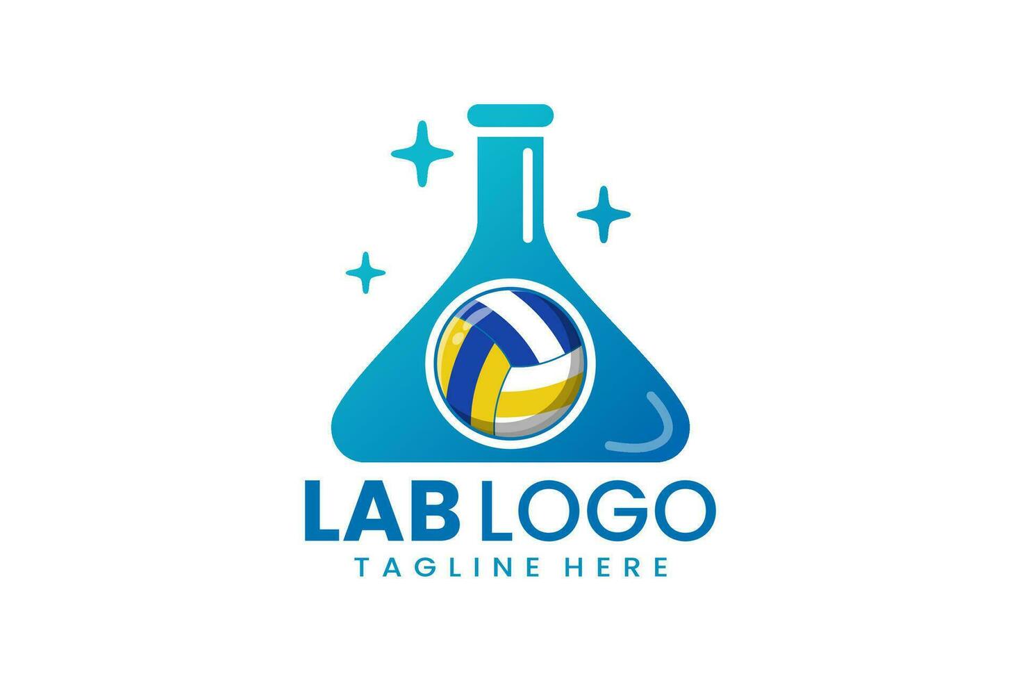 Flat modern simple laboratory logo template icon symbol vector design illustration