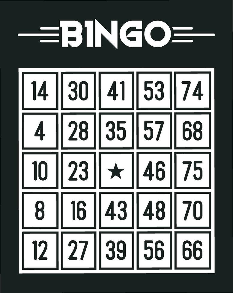 Bingo Vector File