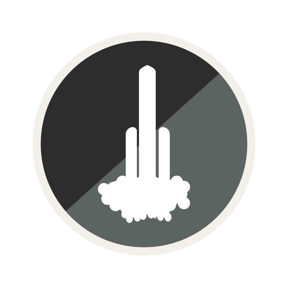 Rocket icon, is a vector illustration, very simple and minimalistic. With this Rocket  icon you can use it for various needs. Whether for promotional needs or visual design purposes