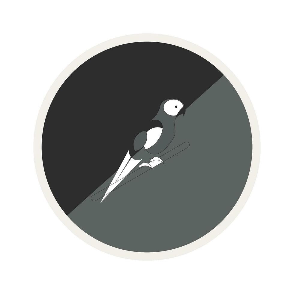 King of parrot icon, is a vector illustration, very simple and minimalistic. With this King of parrot icon you can use it for various needs. Whether for promotional needs or visual design purposes