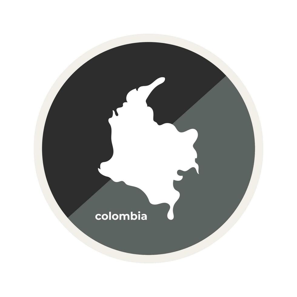 Colombia icon, is a vector illustration, very simple and minimalistic. With this colombian icon you can use it for various needs. Whether for promotional needs or visual design purposes