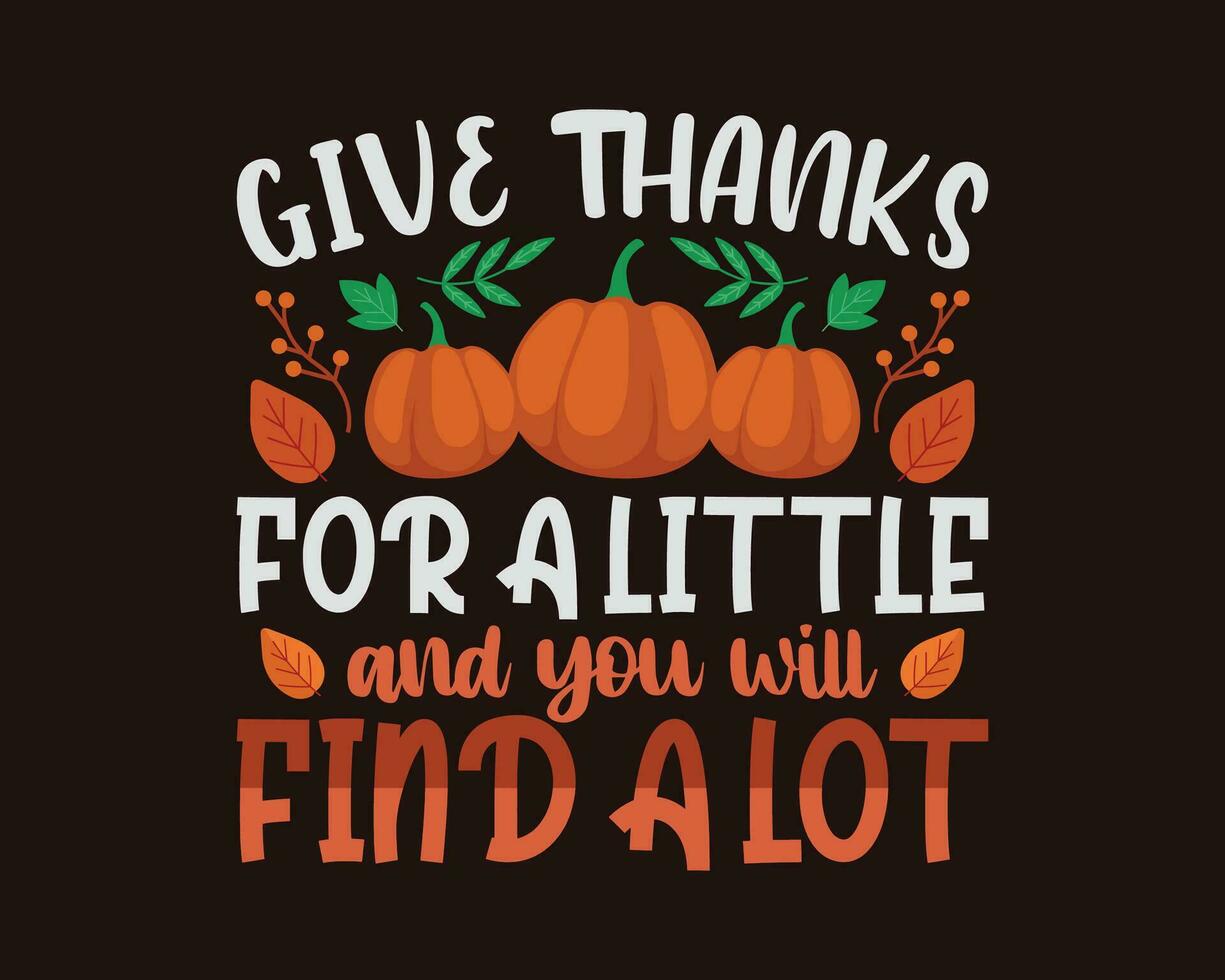 Thanksgiving T-Shirts to Elevate Your Holiday Look vector