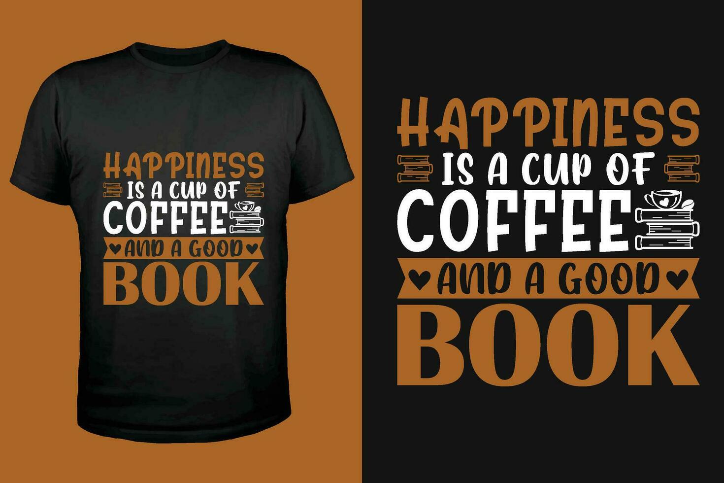 Cup Coffee t-shirt Design vector