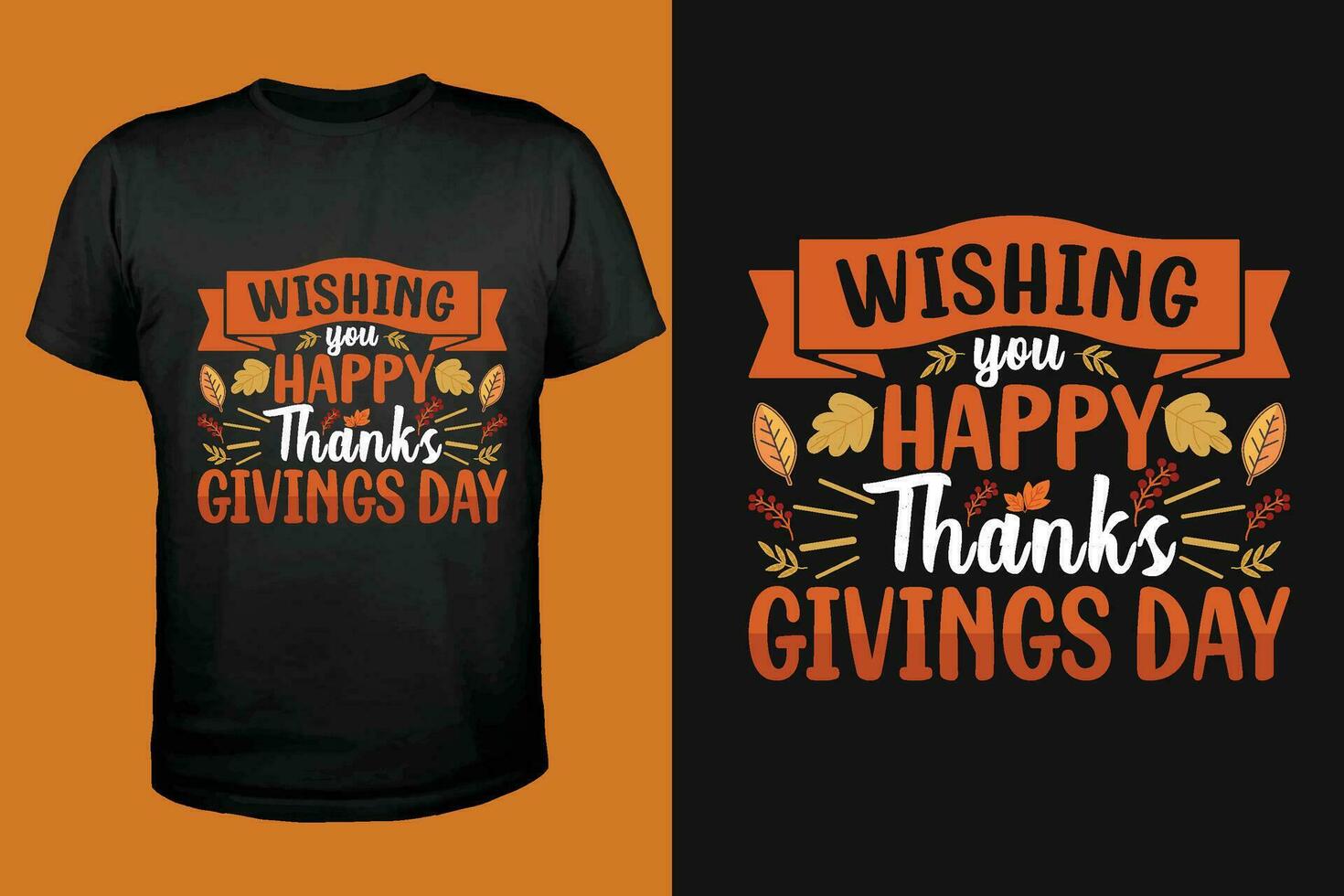 Thanksgiving T-Shirts for a Memorable Holiday Season vector